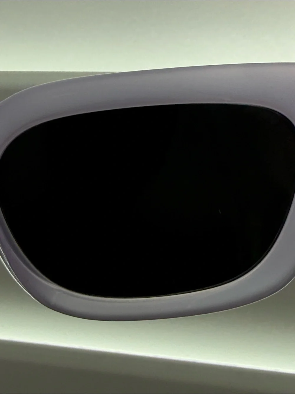 NWT Celine CL401921 Sunglasses Purple Translucent Acetate Square Round Shade